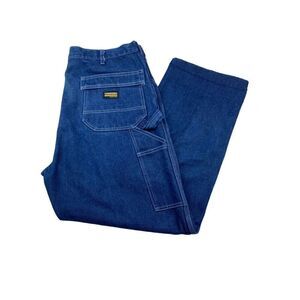 Vintage Sears Toughskins Carpenter Pants Union Made Men's Size 42x36 (42x30)